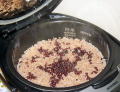 炊きあがり♪今はまだ玄米です。これを保温して自動的に酵素玄米にしていきます。